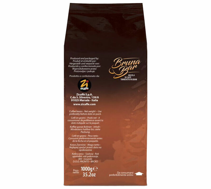 Zicaff&egrave; Linea Bruna coffee beans 1kg image number 2