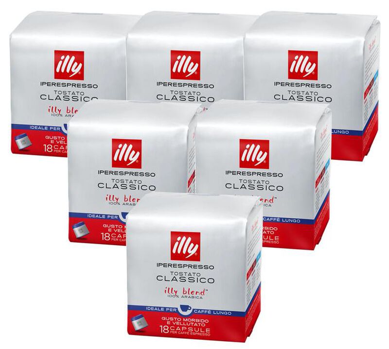 Illy Iperespresso Pods Lungo Classico x 108 image number 0