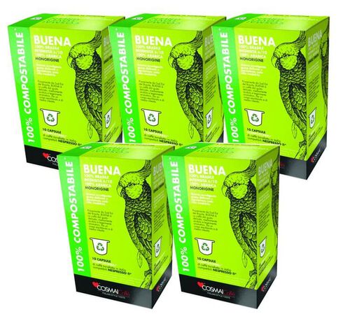 50 capsule compatibili Nespresso* Original Buena &ndash; Cosmai Caff&egrave;