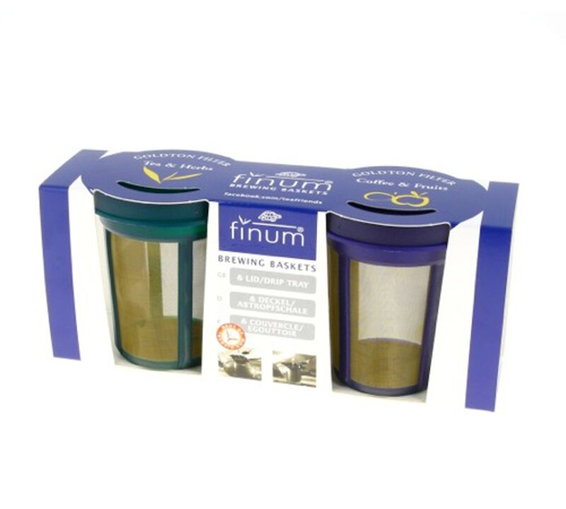 Set of 2 small permanent tea filters - Finum image number 1