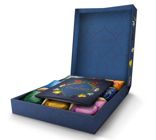 Pukka Organic Tea and Herbal Tea Selection Box Blue Collection 2024 x 45 Tea Bags