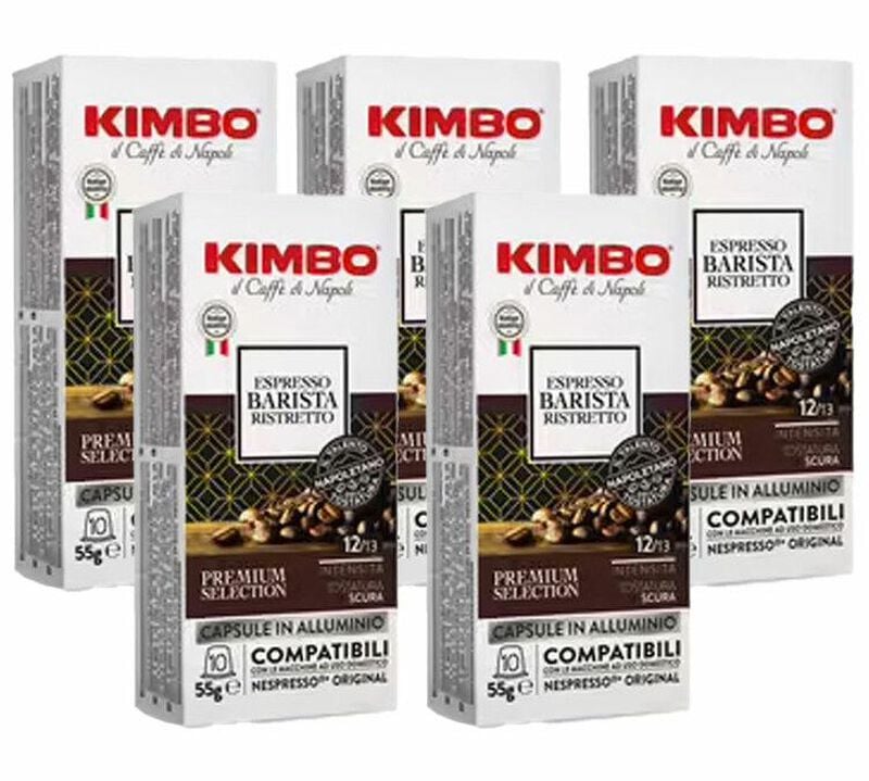 50 capsules compatibles Nespresso* Original Espresso barista ristretto - KIMBO image number 0