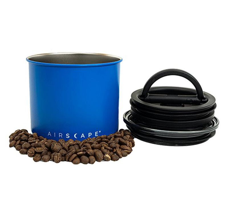 Airscape Blue Coffee Storage Container - 250g image number 1