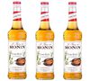 Sirop Monin - Cr&egrave;me Br&ucirc;l&eacute;e - 3 x 70 cl image number 0