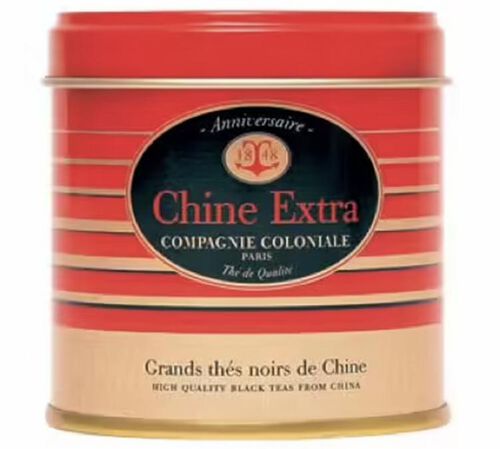 Luxury Chine Extra Black Tea - 130g loose leaf tea in tin - Compagnie Coloniale