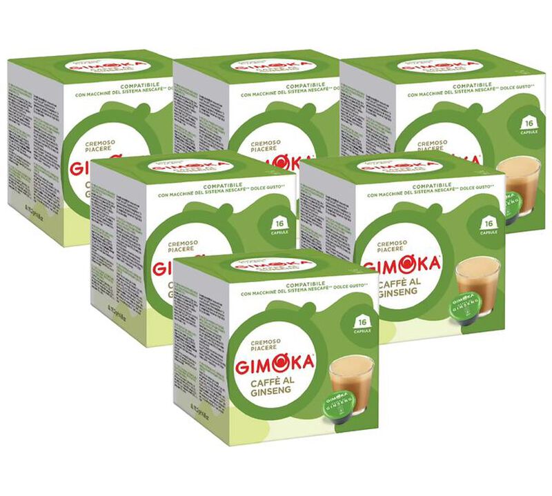 96 Nescafe* Dolce Gusto* Compatible Pods Espresso Ginseng &ndash; GIMOKA image number 0