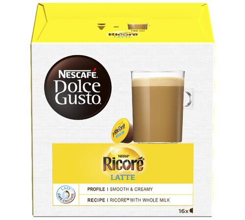 16 Ricore Latte Pods - NESCAFE* DOLCE GUSTO*