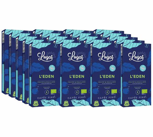 200 capsules compatibles Nespresso* Original L'Eden - LUGAT