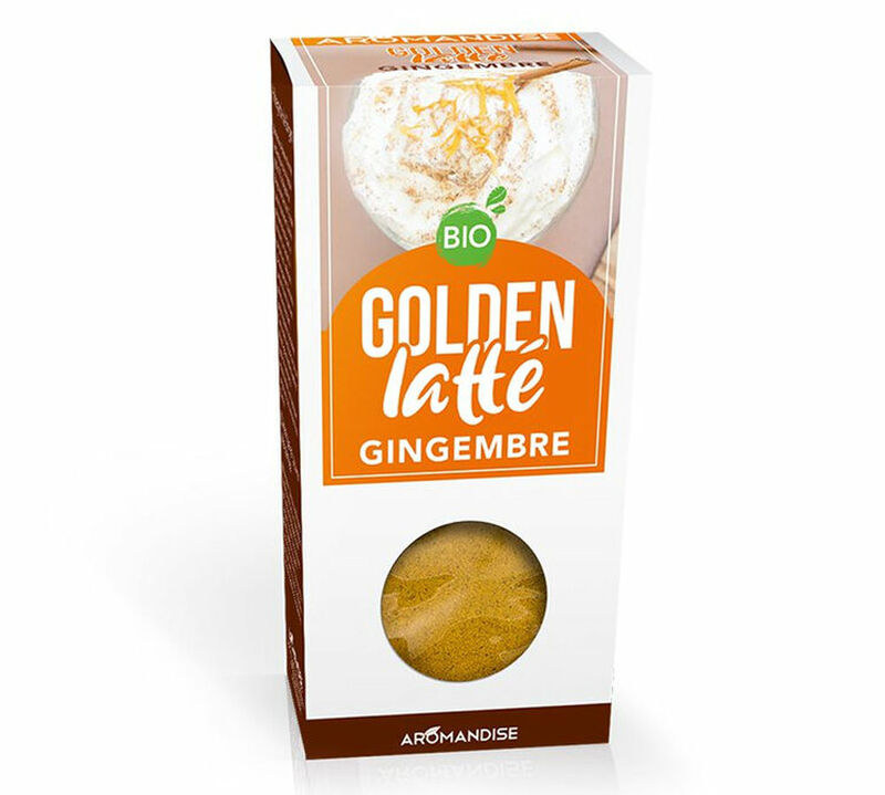 Aromandise Organic Golden Latte Turmeric & Ginger - 60g image number 0