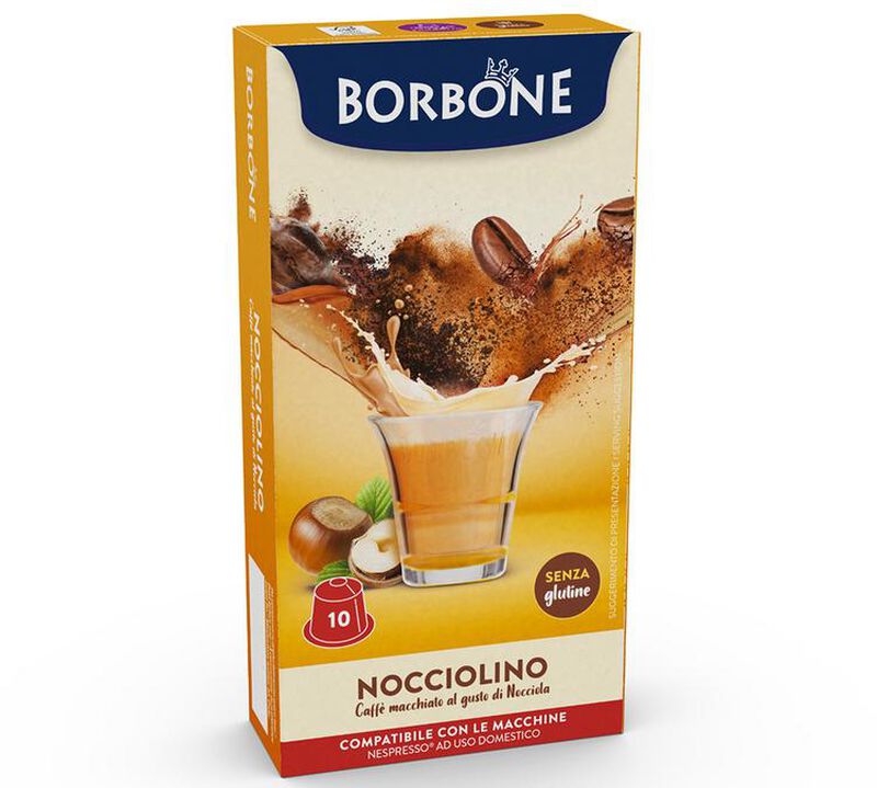 10 capsule compatibili Nespresso* Original Nocciolino &ndash; Caff&egrave; Borbone image number 0