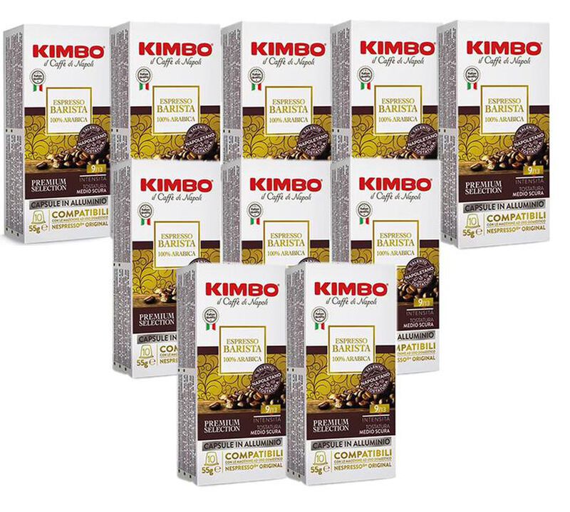 100 capsule compatibili Nespresso* Original Espresso Barista 100% Arabica &ndash; Kimbo image number 0