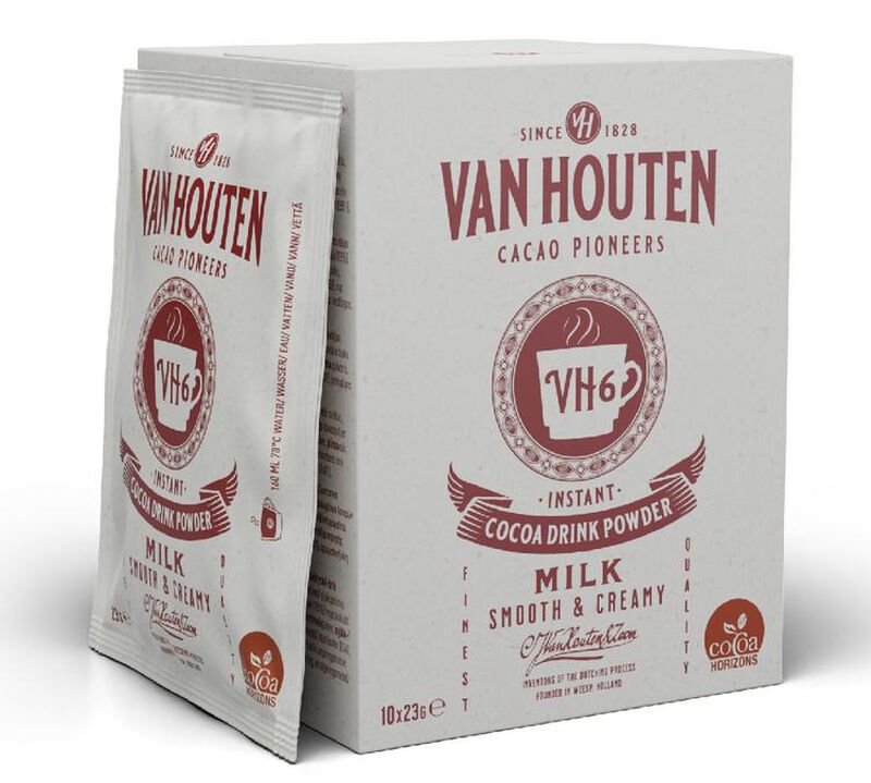 Lot Bo&icirc;tes Chocolat au Lait Poudre VH6 - 10 x 23 g - VAN HOUTTEN image number 2