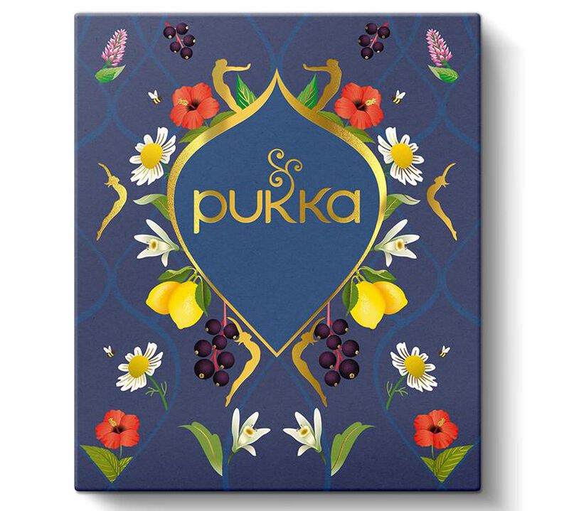 Pukka Organic Tea and Herbal Tea Selection Box Blue Collection 2024 x 45 Tea Bags image number 3