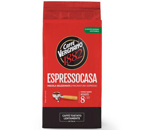 Caff&egrave; Vergnano - Caff&egrave; macinato - Espresso Casa 250g