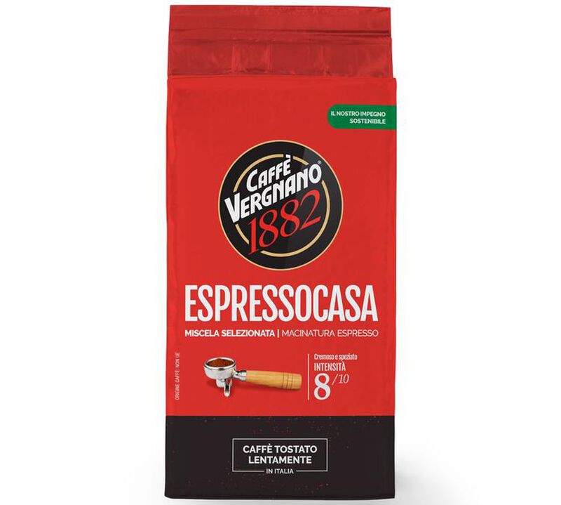 Caff&egrave; Vergnano Ground Coffee Espresso Casa - 250g image number 0