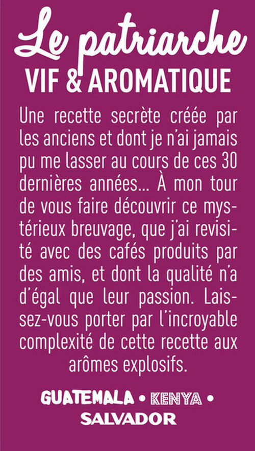 Caf&eacute;s Tchanqu&eacute; Ground Coffee Le Patriarche - 200g image number 2
