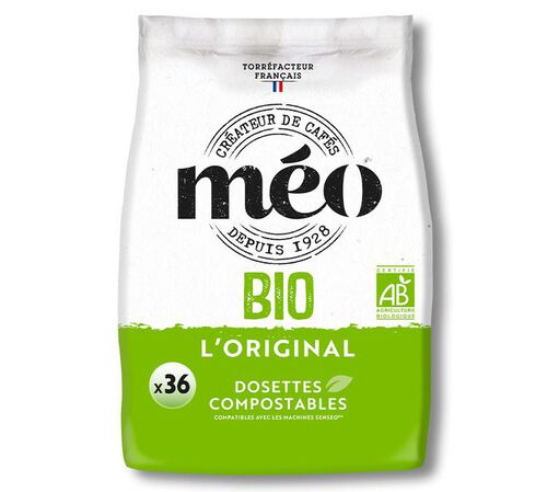 Senseo Compatible Pods Caf&eacute;s M&eacute;o Organic Coffee x 36