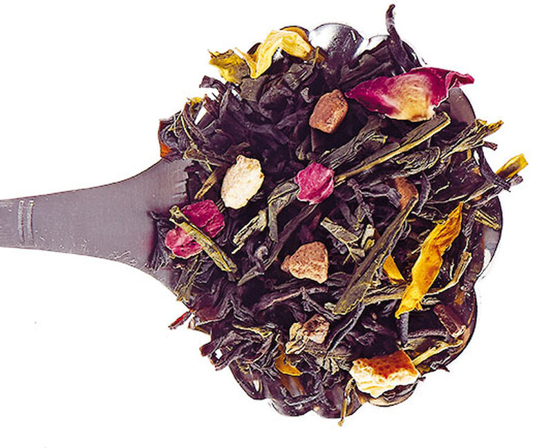 Comptoir Fran&ccedil;ais du Th&eacute; 'Kama Sutra' flavoured tea blend - 100g loose leaf in tin image number 1