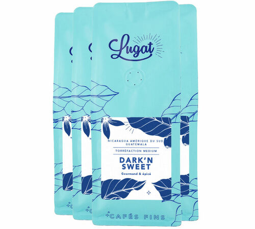 Lugat - Caff&egrave; in grani - Dark'n Sweet 1 Kg
