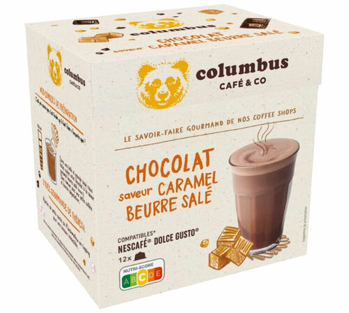 12 Nescaf&eacute;* Dolce Gusto* Compatible Pods Salted Caramel Chocolate &ndash; COLUMBUS