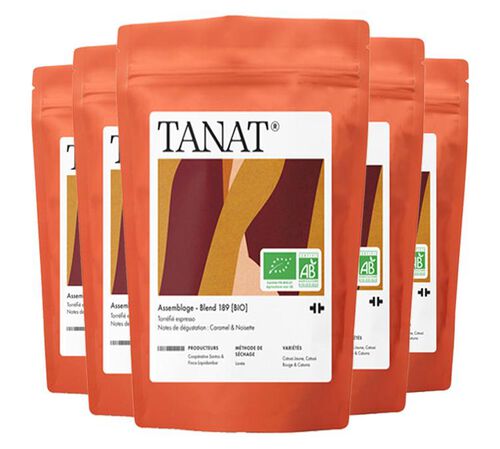 Tanat Coffee Organic Coffee Beans Blend 189 - 1kg