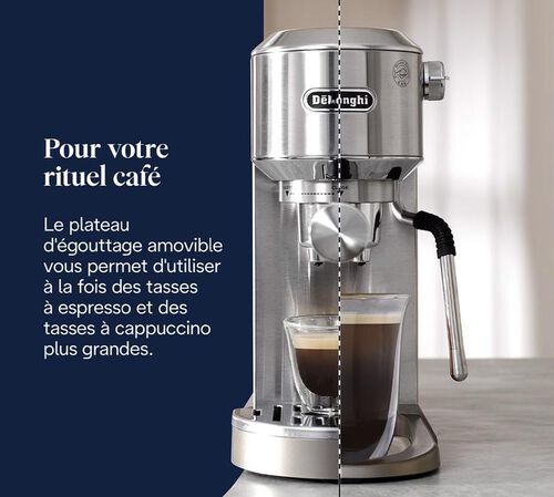 DeLonghi Dedica Duo EC890.M Metallo Macchina caff&egrave; espresso image number 8