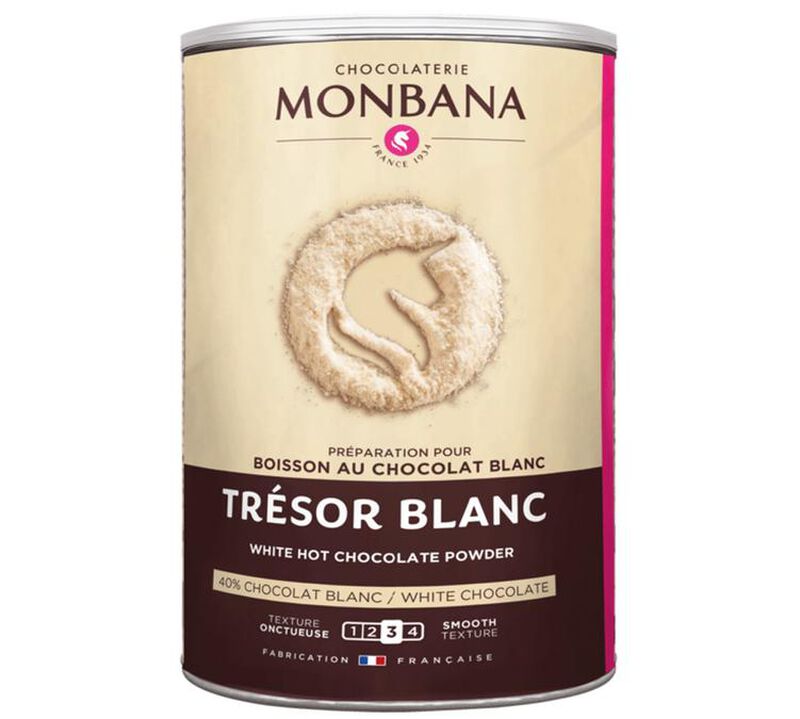 Monbana Hot White Chocolate Powder - 500g image number 0