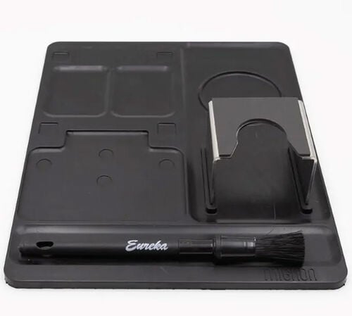 Kit Tapis de tassage et support pour moulin &agrave; caf&eacute; Eureka Mignon