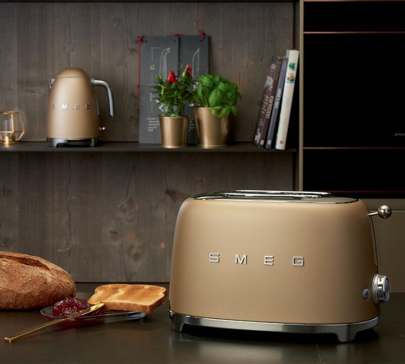 Toaster 2 tranches Ann&eacute;es 50 Chrom&eacute; - SMEG - Parfait &eacute;tat image number 5