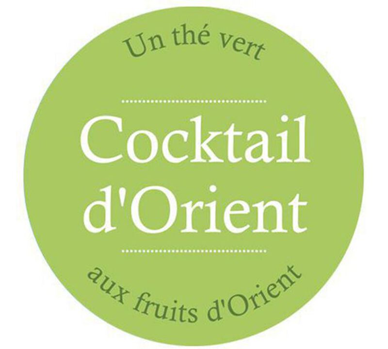 Cocktail d'Orient loose leaf green tea - 100g - Comptoir Fran&ccedil;ais du Th&eacute; image number 1