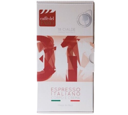 ESE pods - Italian Espresso - x18 - Caff&egrave; del Faro