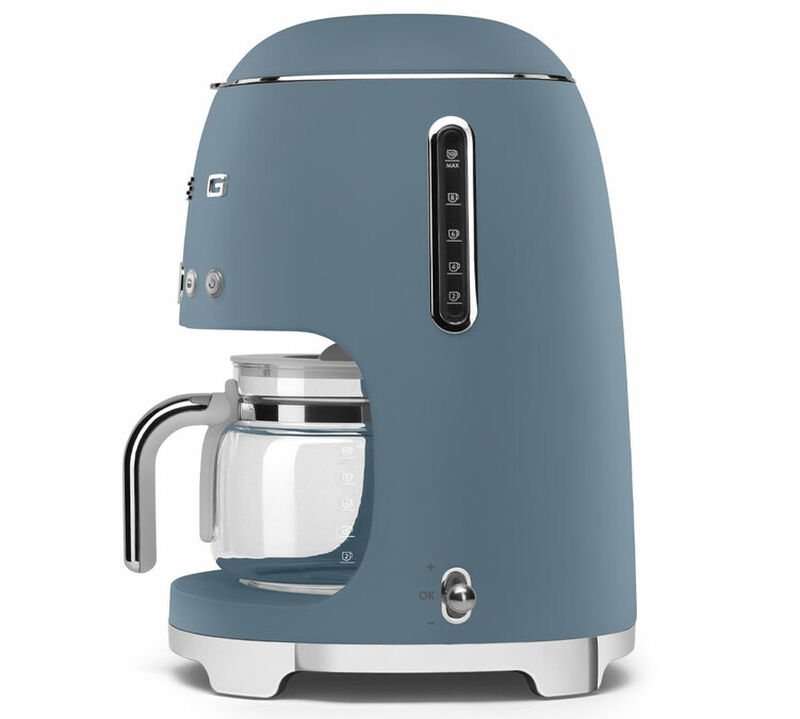 Cafeti&egrave;re filtre programmable SMEG bleu orage DCF02SBMEU image number 1