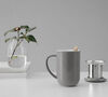 Mug Minima wool grey 50 cl avec infuseur inox - VIVA SCANDINAVIA image number 4
