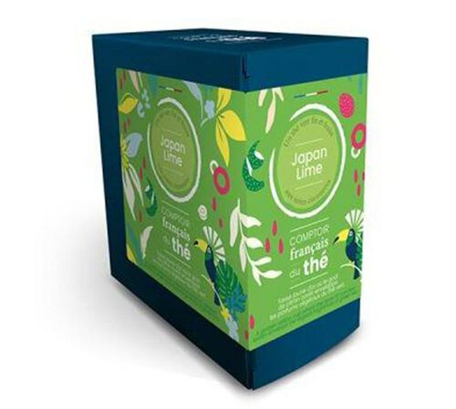 Japan Lime green tea - 20 chiffon tea bags - Comptoir Fran&ccedil;ais du Th&eacute;