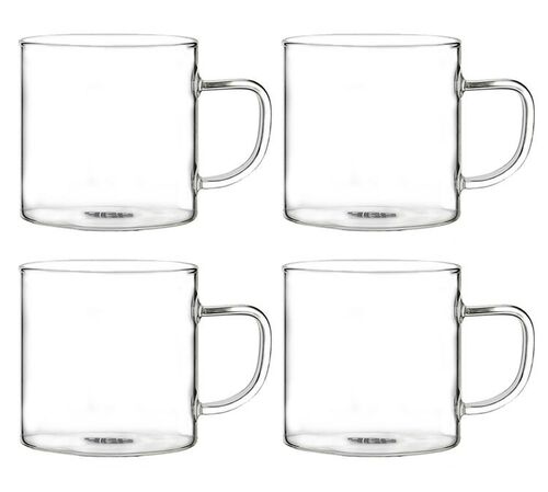 Ogo Living Set of 4 Glass Cups - 15cl