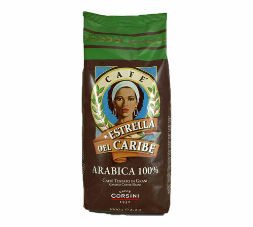 Caff&egrave; Corsini 'Estrella del Caribe' coffee beans ( Dominican Republic) - 1kg