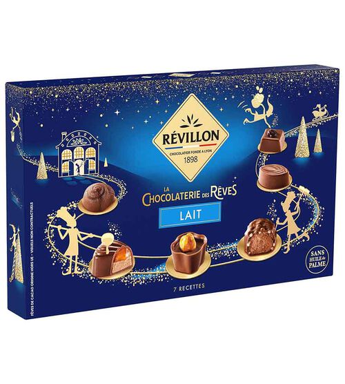 La chocolaterie des r&ecirc;ves - Chocolat au lait - 180 g - R&Eacute;VILLON