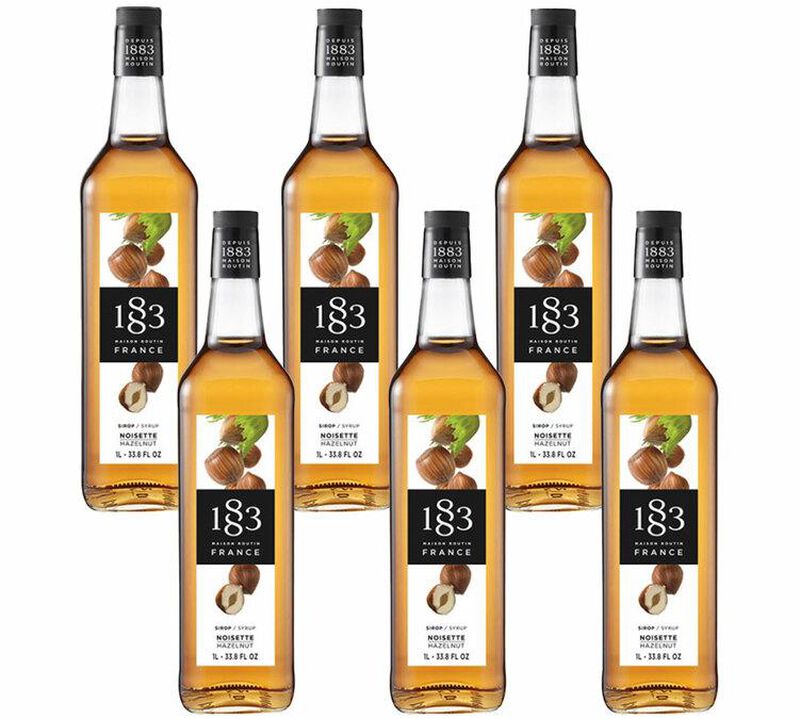 Sirop Noisette 6 x 1 L - 1883 Maison Routin image number 0