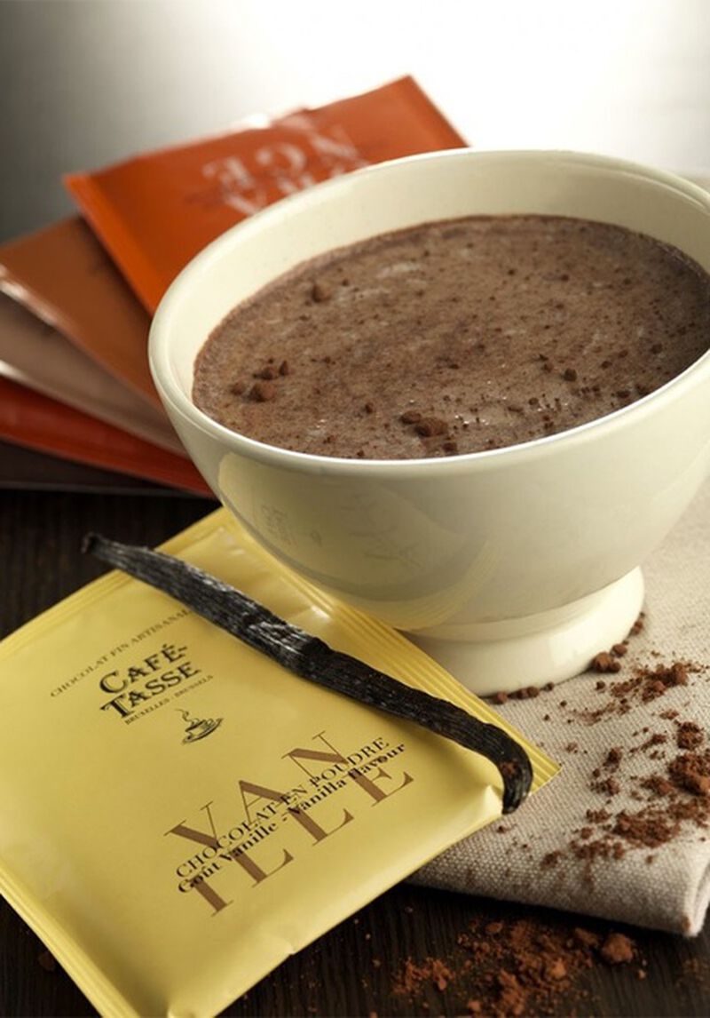 Caf&eacute;-Tasse Strong Chocolate Powder - 20 sachets of 20g image number 1
