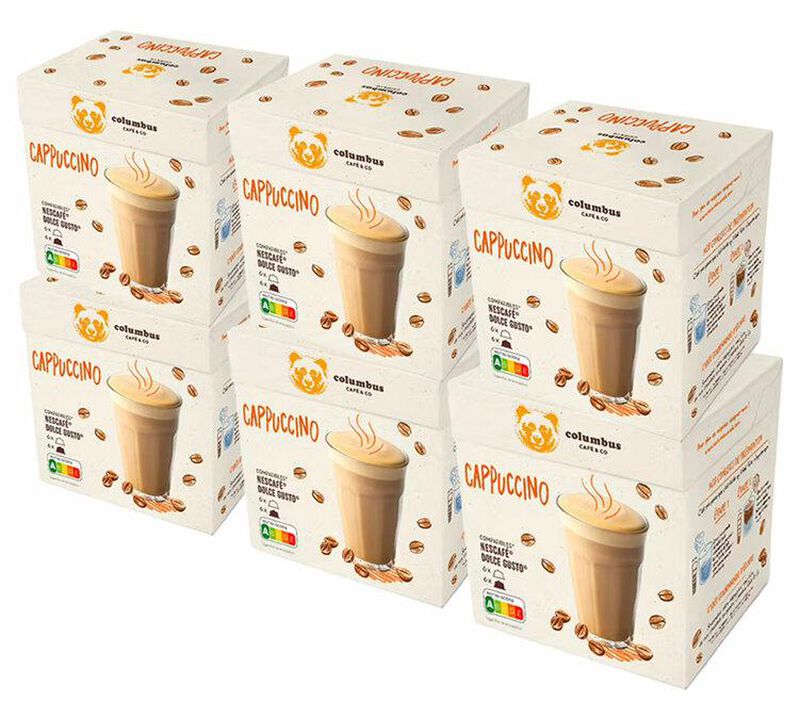 72 Nescaf&eacute;* Dolce Gusto* Compatible Pods Cappuccino &ndash; COLUMBUS image number 0