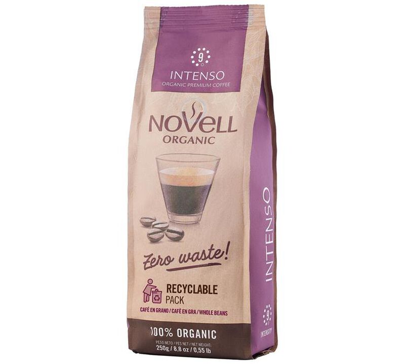 Novell - Caff&egrave; in grani Bio Intenso 250 g image number 0