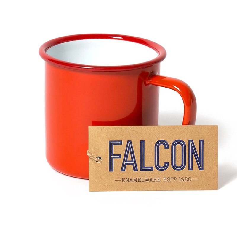 Falcon Enamelware Henkelbecher rot 0,35 L image number 1