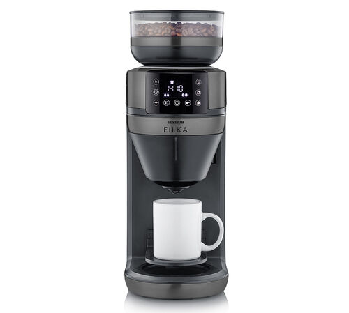 Cafeti&egrave;re filtre Filka 2.0 KA4855 verseuse isotherme + bac &agrave; grain additionnel - SEVERIN image number 2