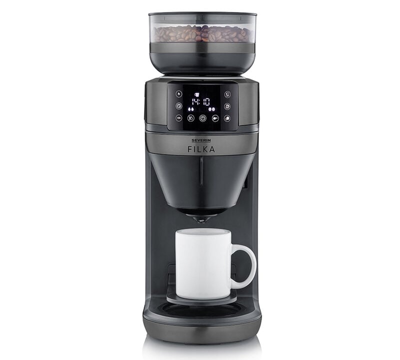 Cafeti&egrave;re filtre Filka 2.0 KA4855 verseuse isotherme + bac &agrave; grain additionnel - SEVERIN image number 2