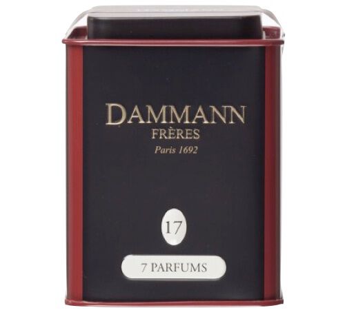 N&deg;17 - 7 Parfums black tea - 100g tin of loose leaf tea- Dammann Fr&egrave;res