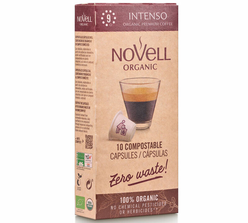 10 Nespresso* Original Compatible Capsules Organic Intenso &ndash; NOVELL image number 2