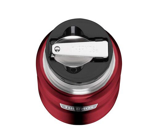 Thermos King Food Flask with Spoon Red - 47cl image number 1