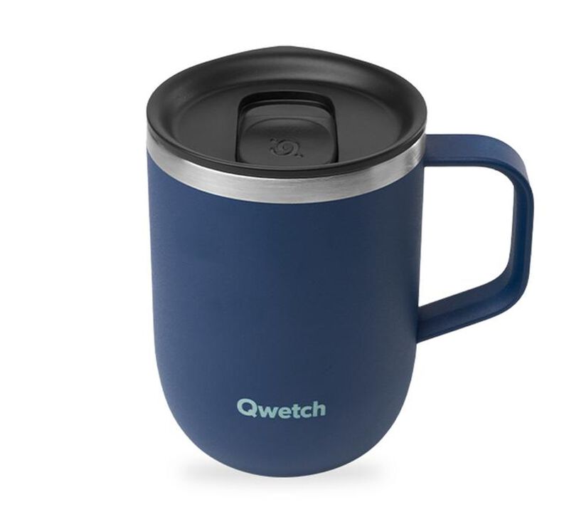 Mug isotherme inox matt Bleu nuit - 35 cl - QWETCH image number 3