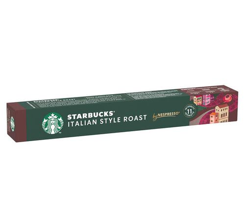 10 Nespresso* Original Compatible Capsules Italian Style Roast &ndash; STARBUCKS