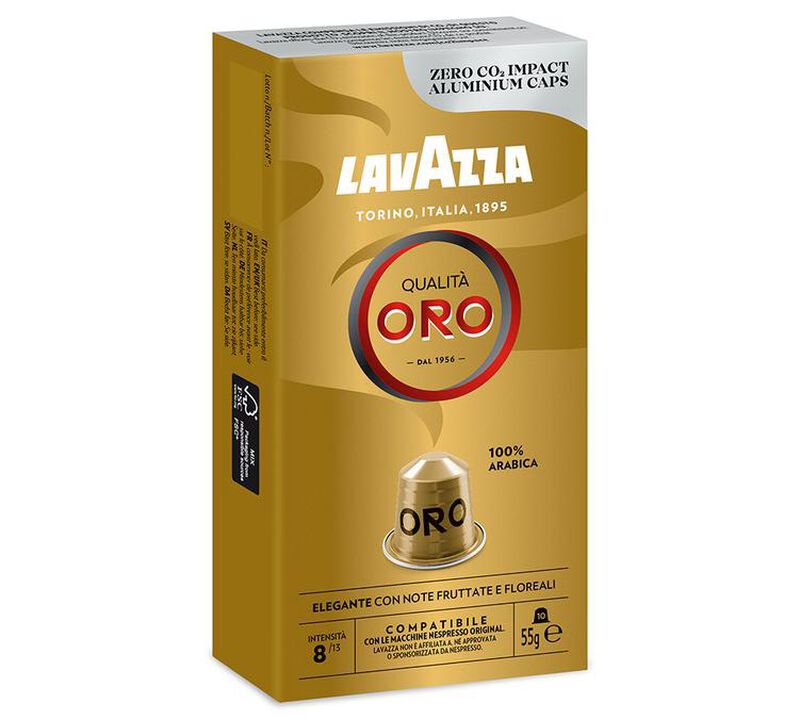 10 Nespresso* Original Compatible Capsules Espresso Qualita Oro &ndash; LAVAZZA image number 0